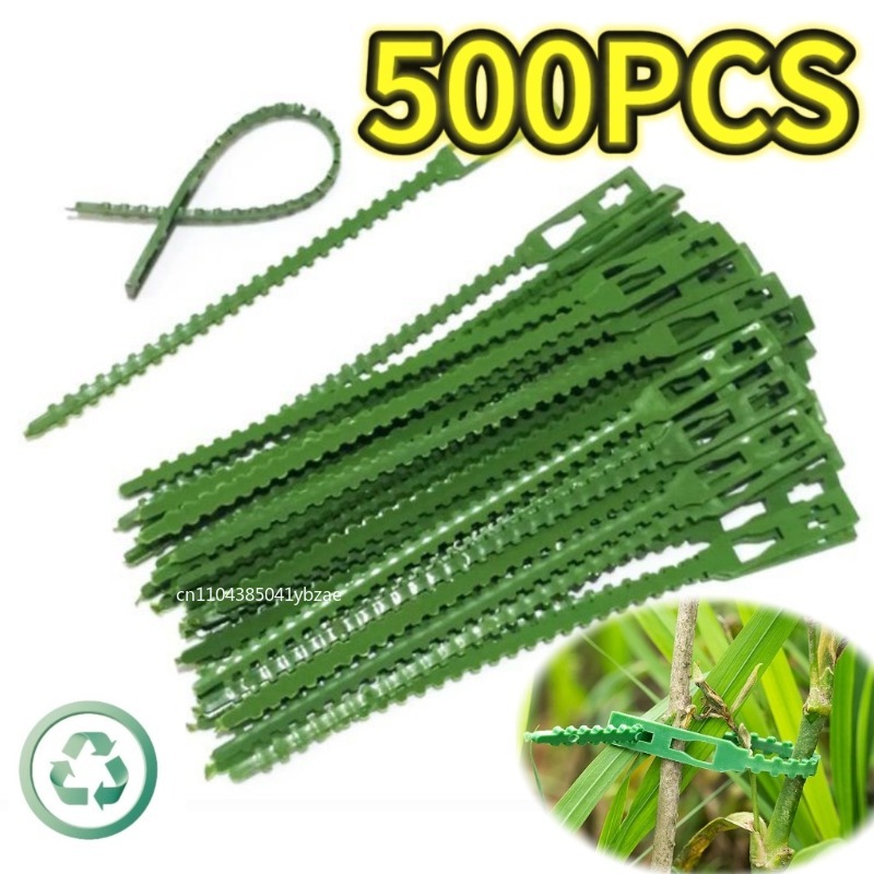 Vine Climbing Plastic - 50-1000 قطعة ربطات كابلات نباتية بلاستيكية