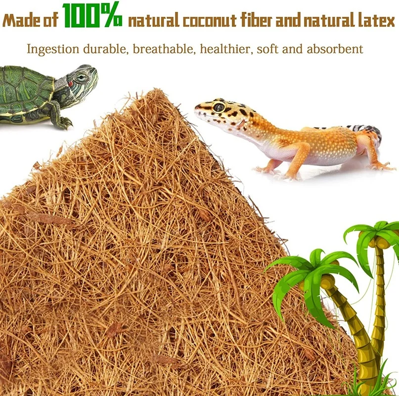 الزواحف السجاد الطبيعي ألياف ج - مراجعة Substrate Coconut Fiber وسعره