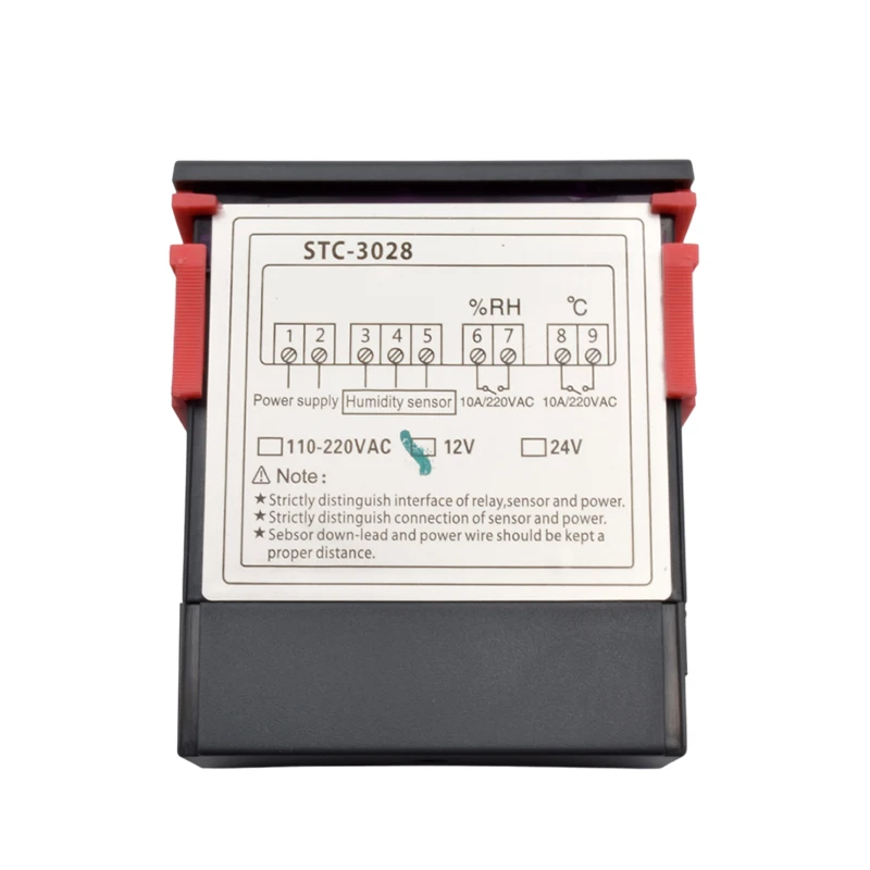 STC-3028 LED ترموستات رقمي جها - مراجعة Digital Hygrometer Probe وسعره